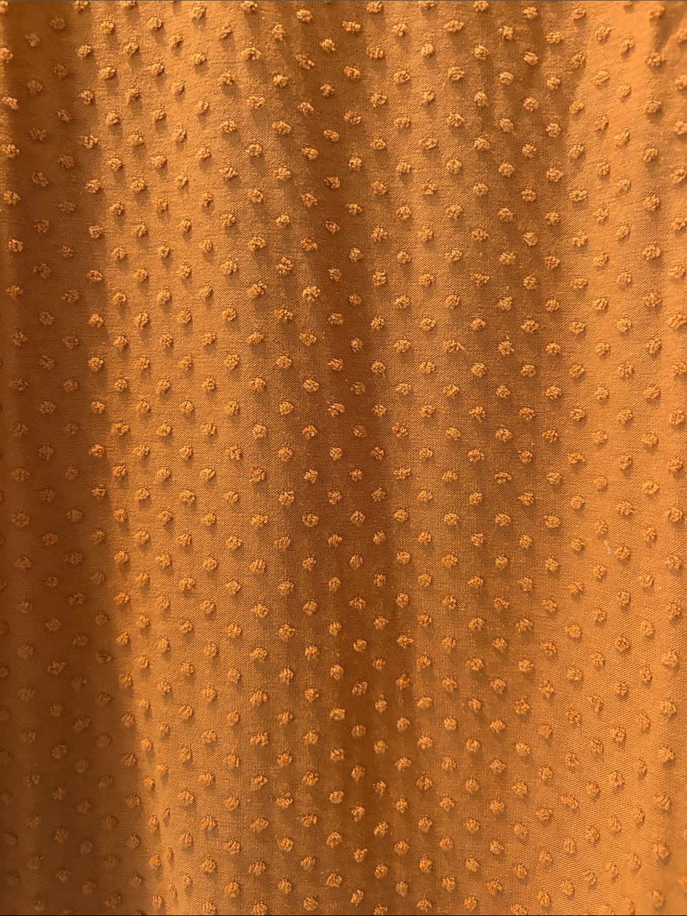 J. Crew Rust Textured V-Neck Blouse with Puff Sleeves - Picture 3 of 6